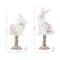 Glitzhome® 12.5" Easter Wooden Bunny Table Décor Set